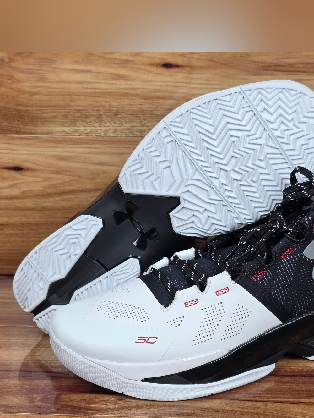 Under Armour Curry 2 Basketball Shoes Sneakers Suit & Tie 3027361-101 Sz 14 RARE
